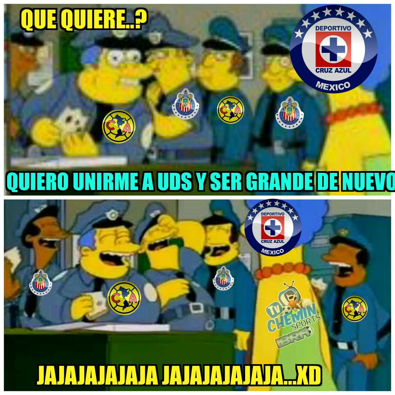 Cruz Azul y Toluca también formaron parte de las burlas de la fecha seis.