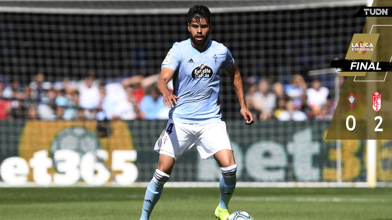 Con Néstor Araujo, el Celta cayó ante el Granada