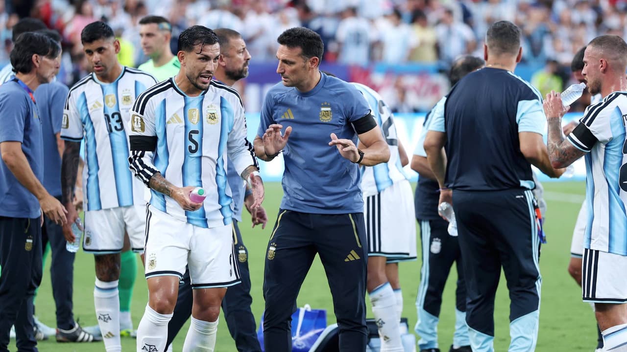 Argentina haría un solo cambio en su 11 contra Inglaterra