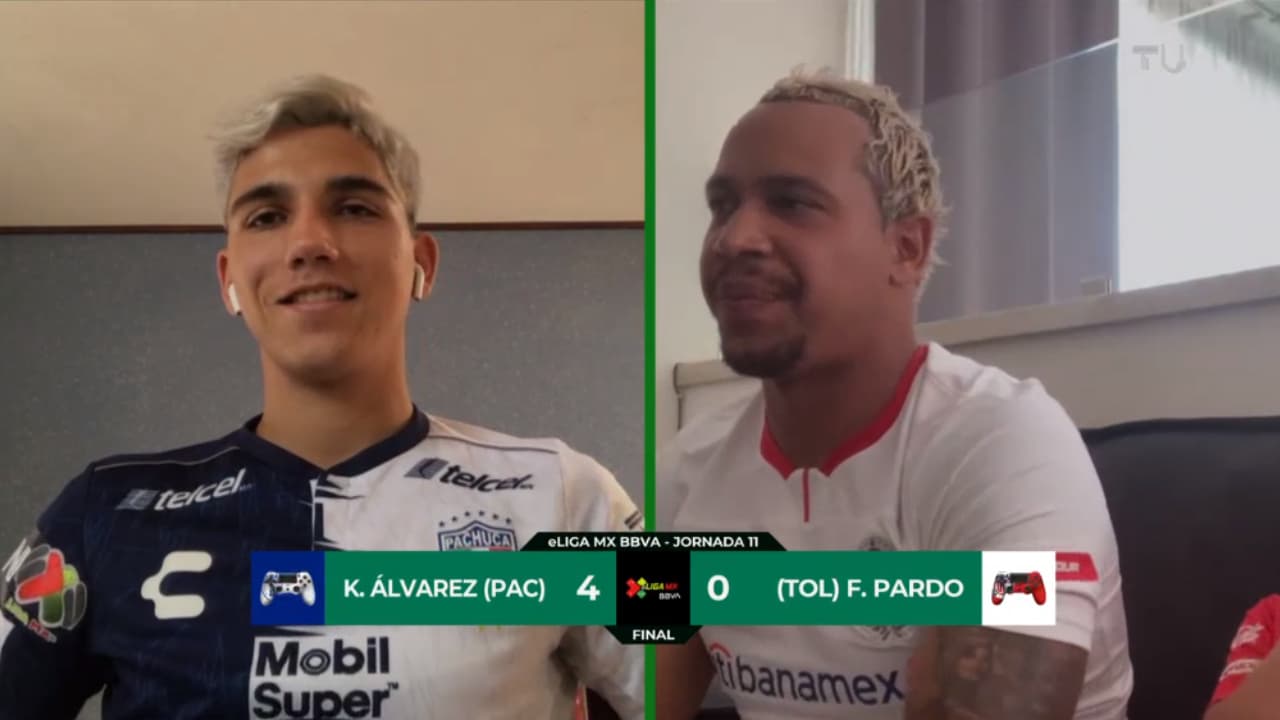 Kévin Álvarez, representando al Pachuca tundió 4-0 al ‘Pipe’ Pardo y al Toluca en la eLiga MX.