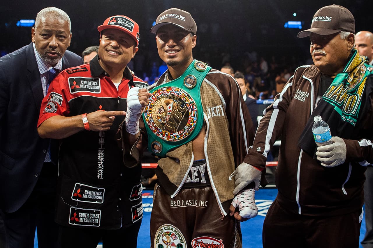 John Bauza, Alexis Rocha y Esquiva Falcao, algunos de los sparrings de Mikey García