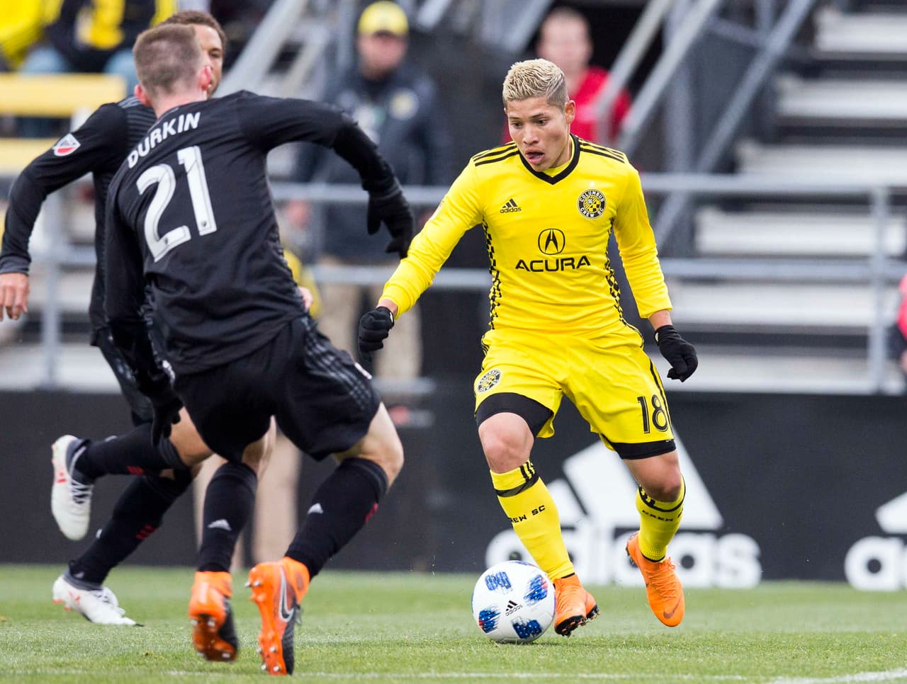 El panameño Cristian Martínez es uno de las cartas ganadores del Columbus Crew que manda en la tabla. Dos asistencias del centroamericano en el partido del fin de semana. (USA Today Images)