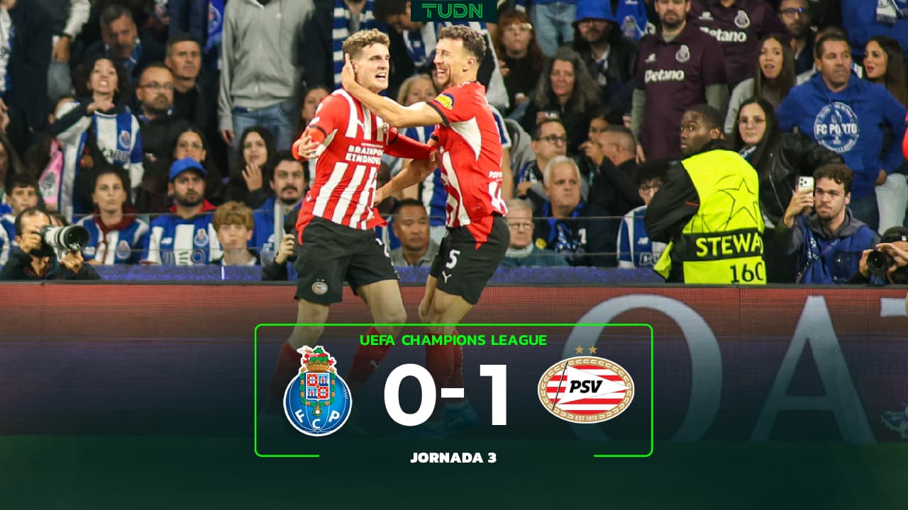 Porto pierde en casa ante un PSV con ocho ausencias
