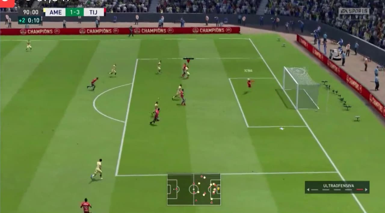 Santiago Cáseres cae en su debut de la eLiga MX frente a Miguel Barbieri, el americanista no encntó su juego y cayó 3-1 frente al xolaje.