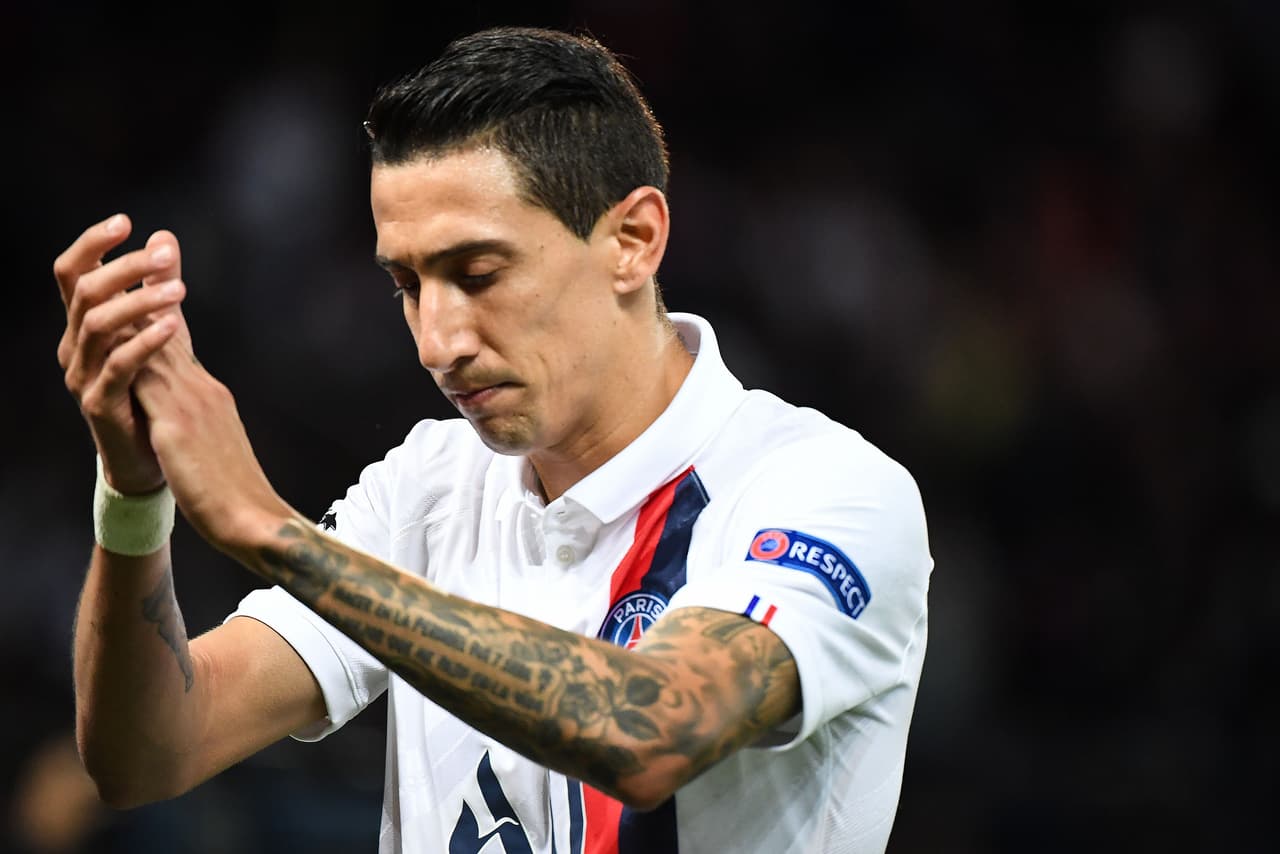 Di María es baja del PSG contra el Barcelona por lesión