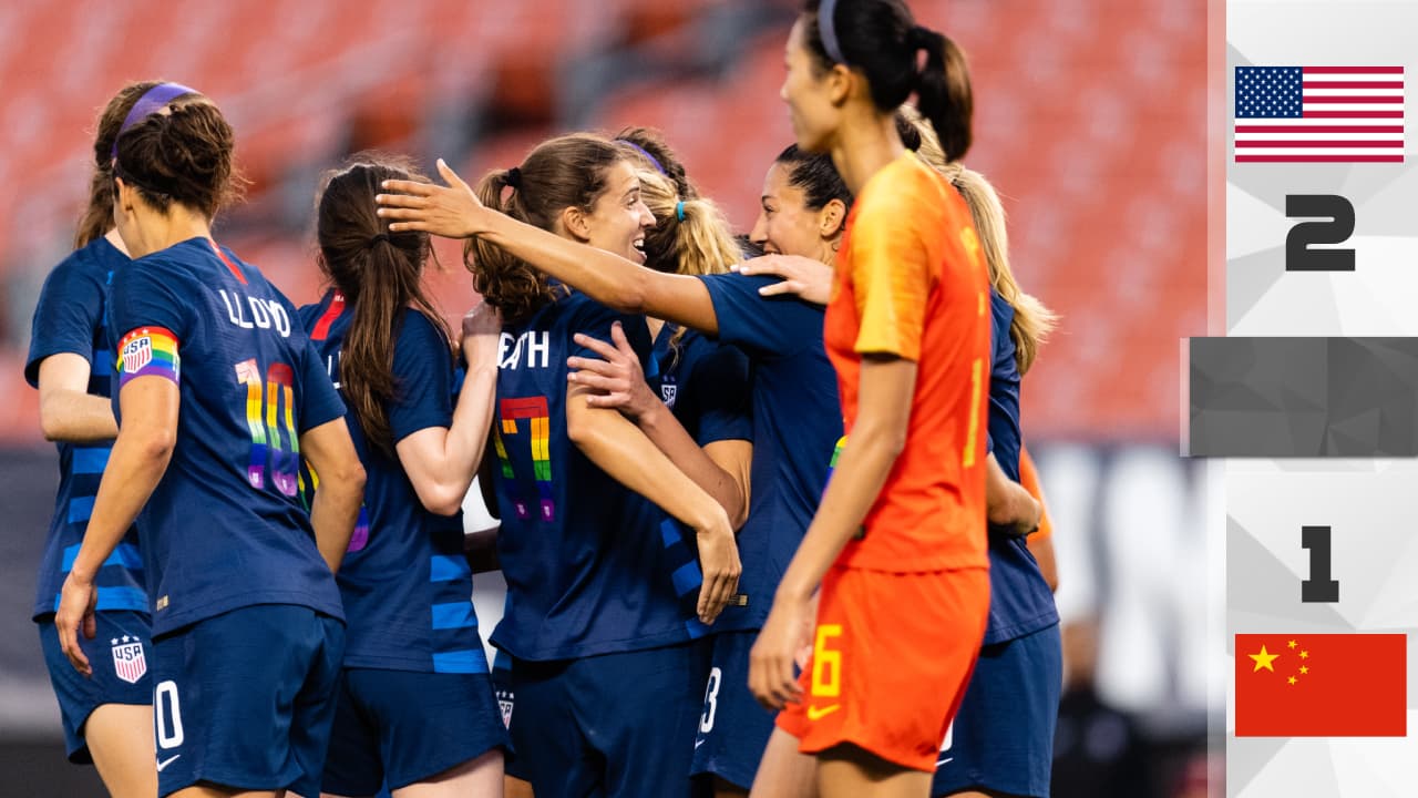 China no pudo en amistoso con la mayor femenil de los Estados Unidos