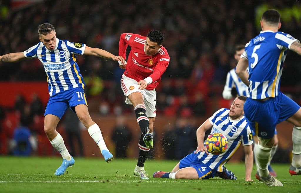 Manchester United se impone 2-0 a Brighton and Hove Albion 2-0, en el partido de la J18 de la Premier League. Cristiano Ronaldo abrió el marcador al minuto 51', seguido de Bruno Fernandes quien anotó el segundo ya al filo del partido.
