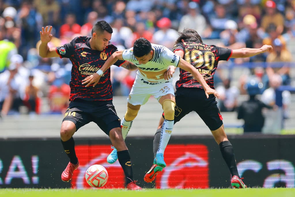 Pumas empató a un gol ante los Xolos de Tijauna en su debut en el Apertura 2022 de la Liga MX. Los de casa perdían al descanso, pero Diogo logró el tanto de la igualdad con un cabezazo.