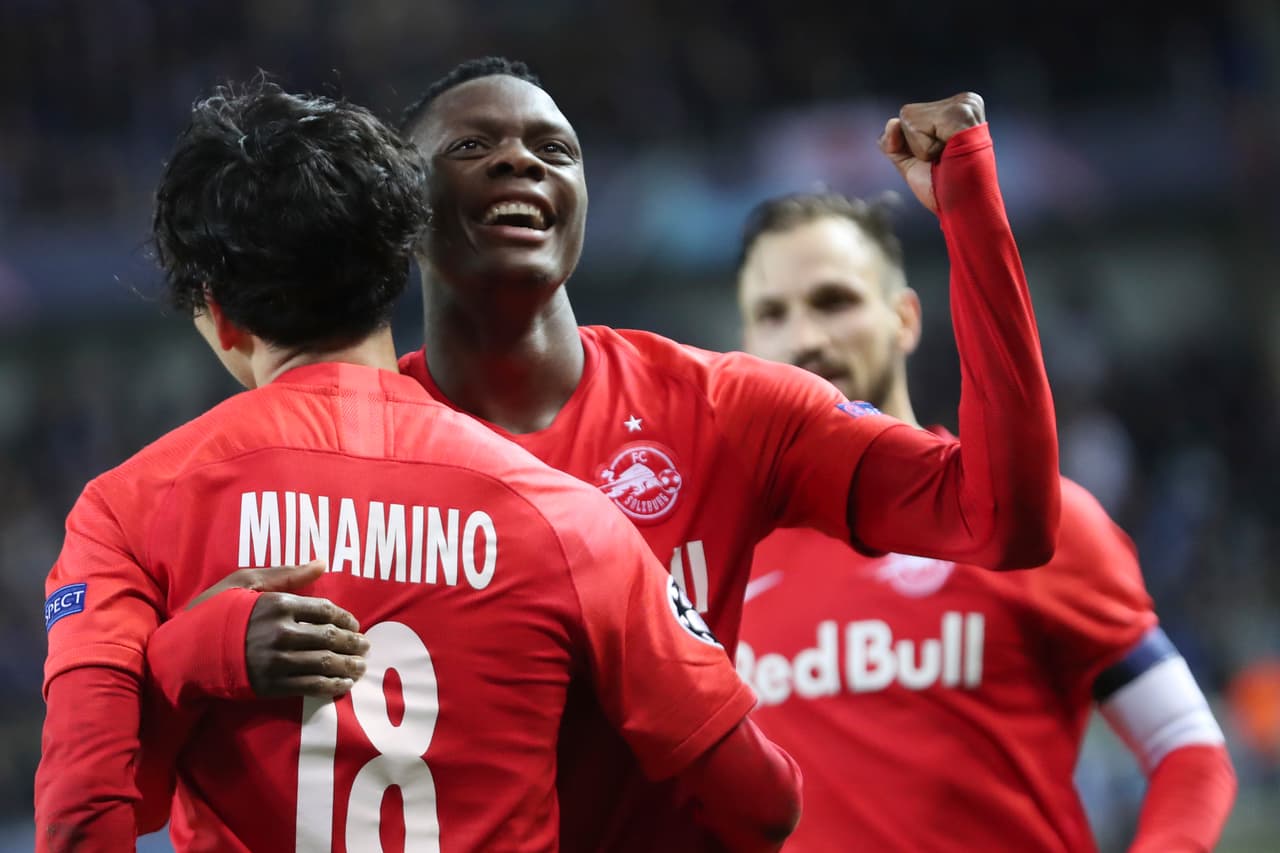 Daka (43’), Minamino (45’), Hee-chan (69’) y Braut Haland (87’) hicieron los de Salzburg. Smatta (85’) anotó el descuento.