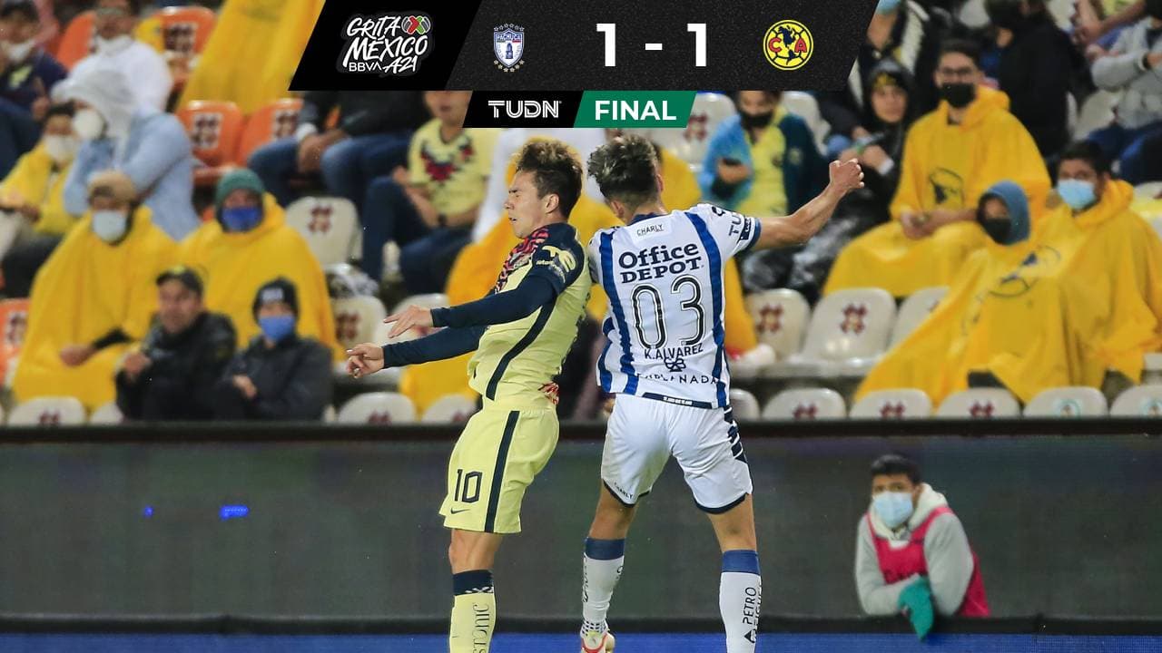 América no pudo con Pachuca pero continúa en la cima