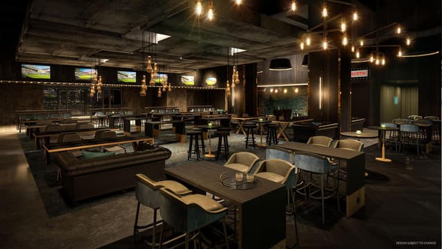 Bajo techo, las áreas de esparcimiento y de gastronomía serán de máximo nivel.