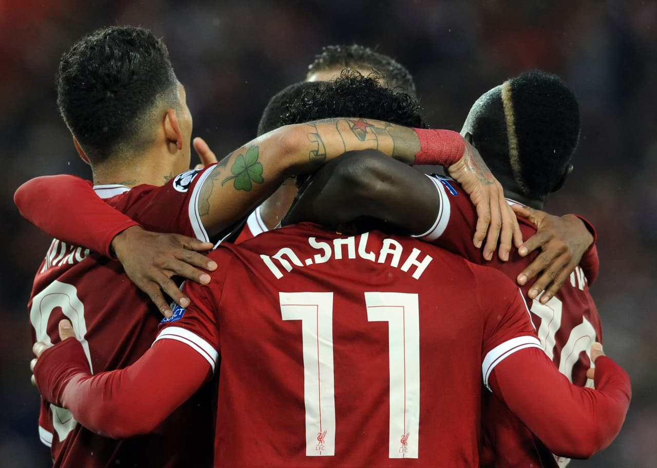 El egipcio puso dos pases de gol para el senegalés Sadio Mané y para el brasileño Firminho para que su equipo estuviera 4-0.