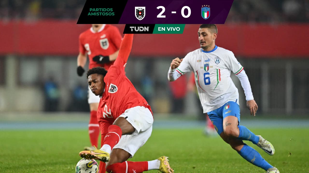 Austria sorprende y derrota a Italia en duelo amistoso celebrado en Viena