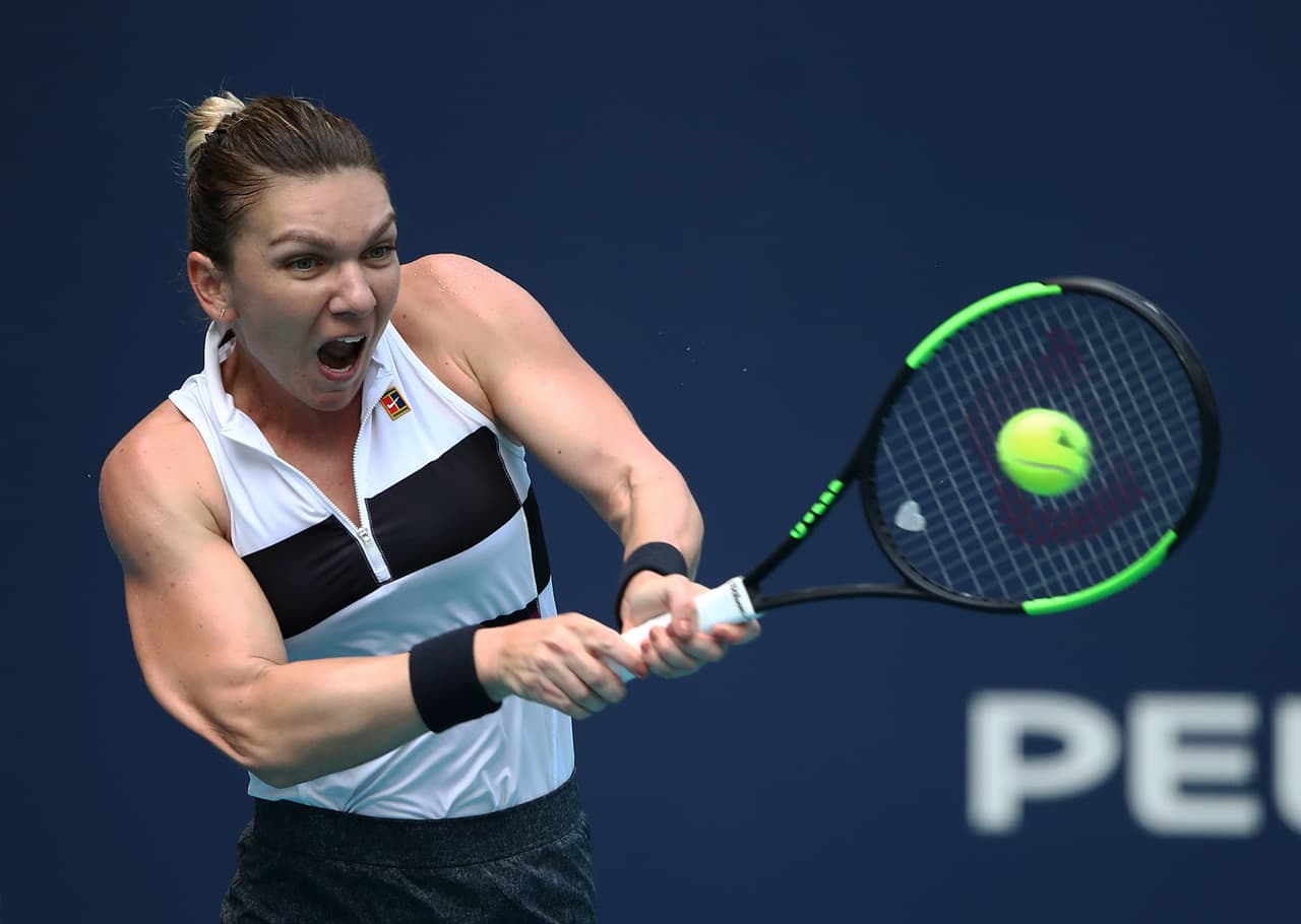 La rumana Simona Halep, número dos en la clasificación WTA, venció 6-4, 7-5 a la china Wang Qiang y se puso en la Semifinal del Miami Open, donde se consolida como favorita.