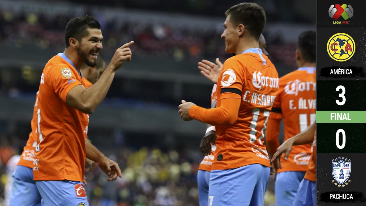 De la mano de Insaurralde, América arrolló a un desastroso Pachuca