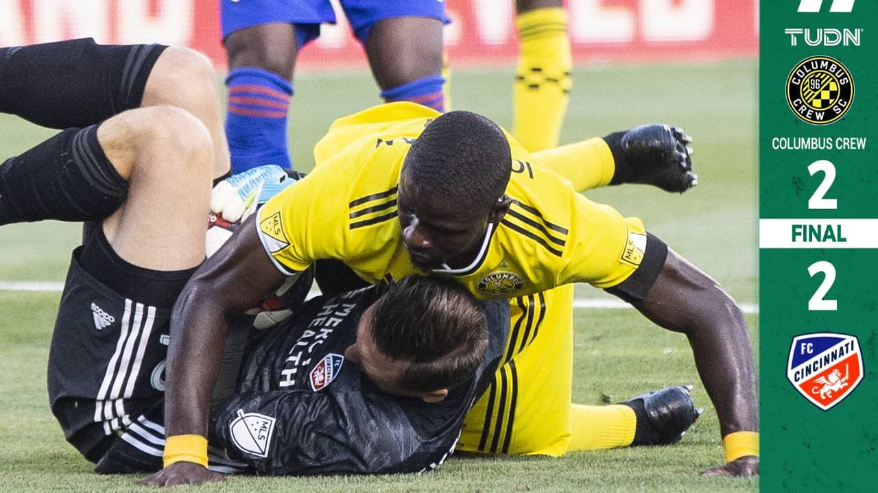 Columbus sobrevivió el "Infierno" de Cincinnati gracias al zurdazo mágico de Pedro Santos