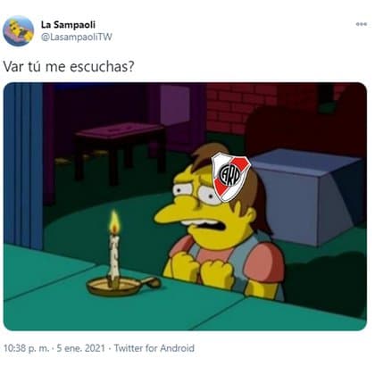 River es goleado en casa en la ida de las semifinales y los memes arremeten en contra de los argentinos y de su defensor 'Sicario Rojas'.