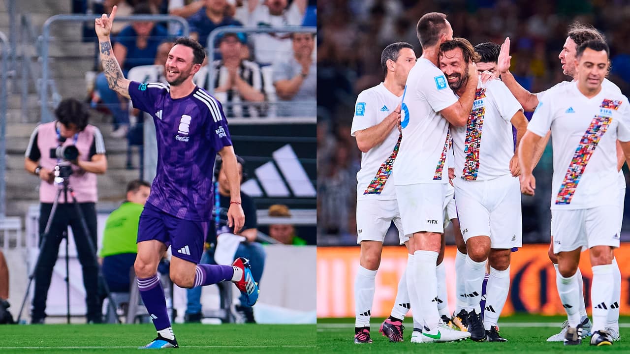 Golazo de Pirlo y Layún celebra con el ¡Siiuu! en Juego de Leyendas