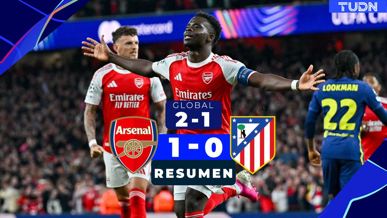 Arsenal vuelve a la final de la Champions League tras eliminar al Atlético de Madrid