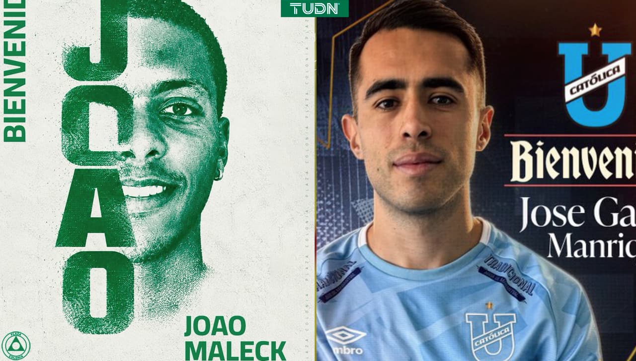Joao Maleck y José García Manríquez se contratan en el futbol de Uruguay y Ecuador