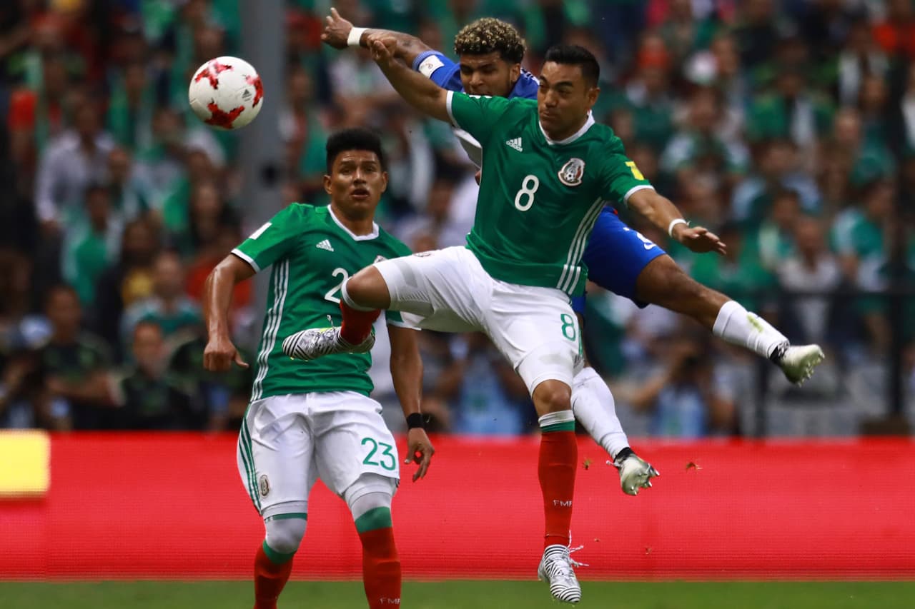 No fue el partido de los mediocampistas mexicanos. Marco Fabián tiene un 6 ya que no tuvo impacto con acciones importantes.