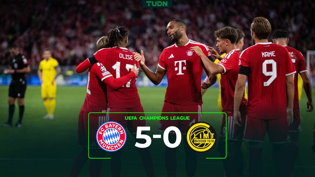 Bayern Múnich vs. Bodo/Glimt: Goles, resultado y resumen del partido de Fase de Liga en UEFA Champions League