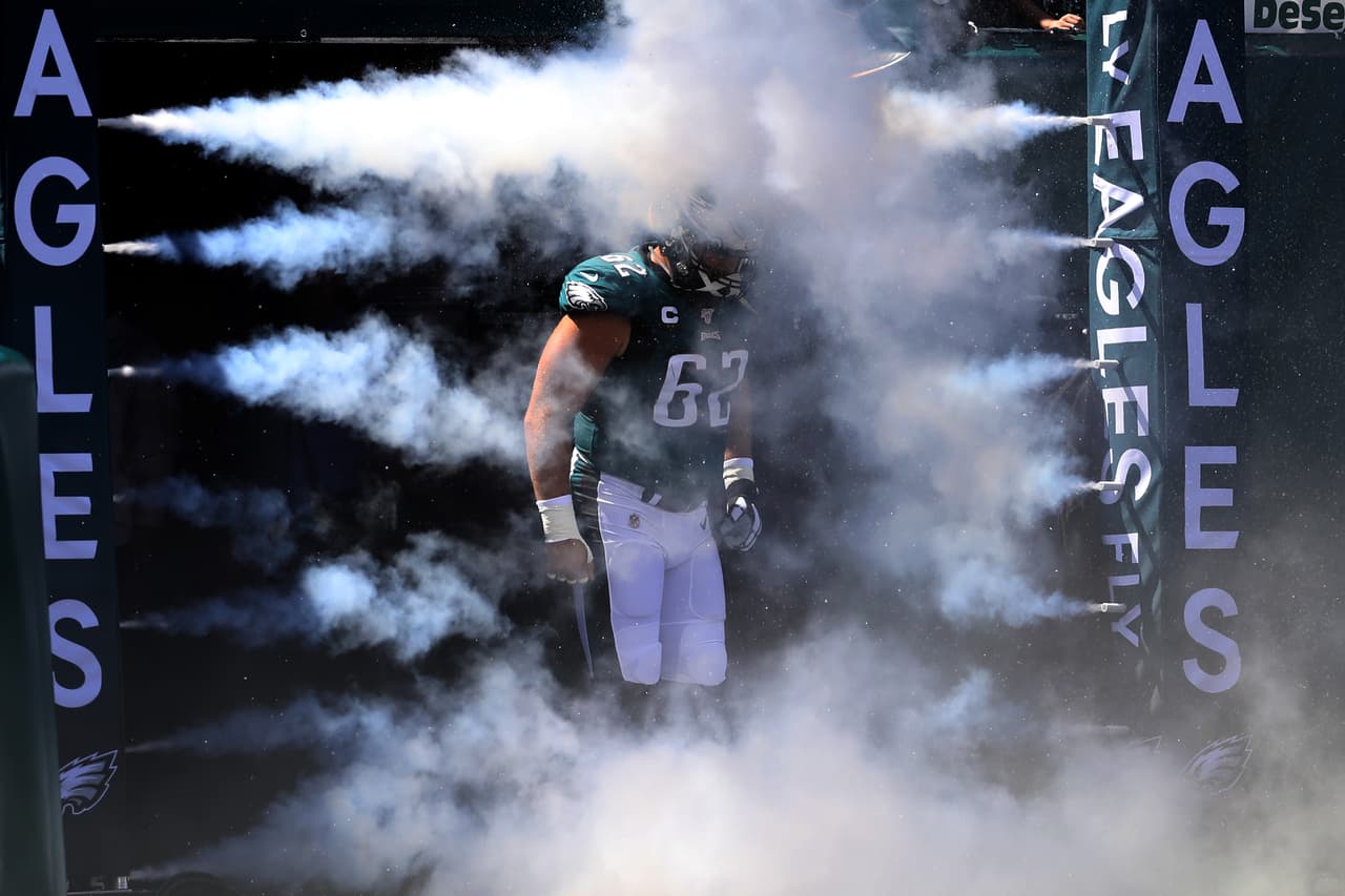 Jason Kelce #62 de Philadelphia Eagles.