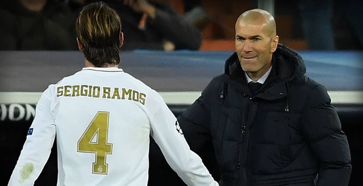 Zidane cansado de que le pregunten por la renovación de Ramos