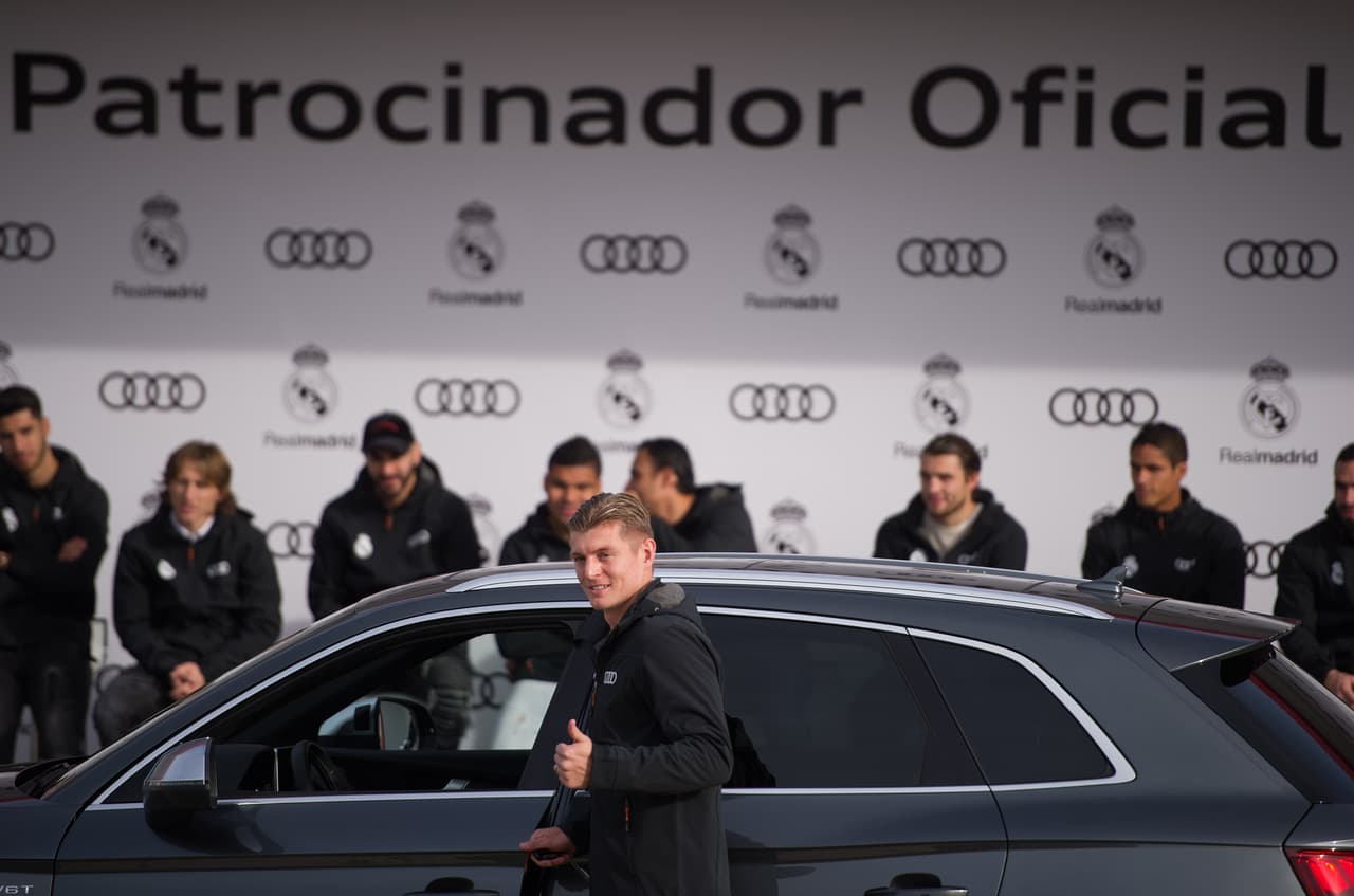 El alemán Toni Kroos escogió la camioneta SQ5 3.0 TFSI.
