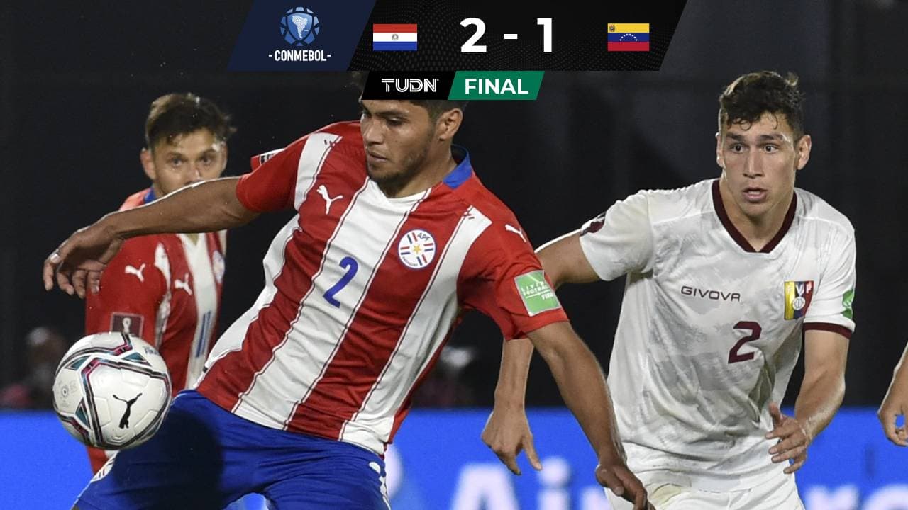 Resultado Final Paraguay 2-1 Venezuela, eliminatoria Conmebol