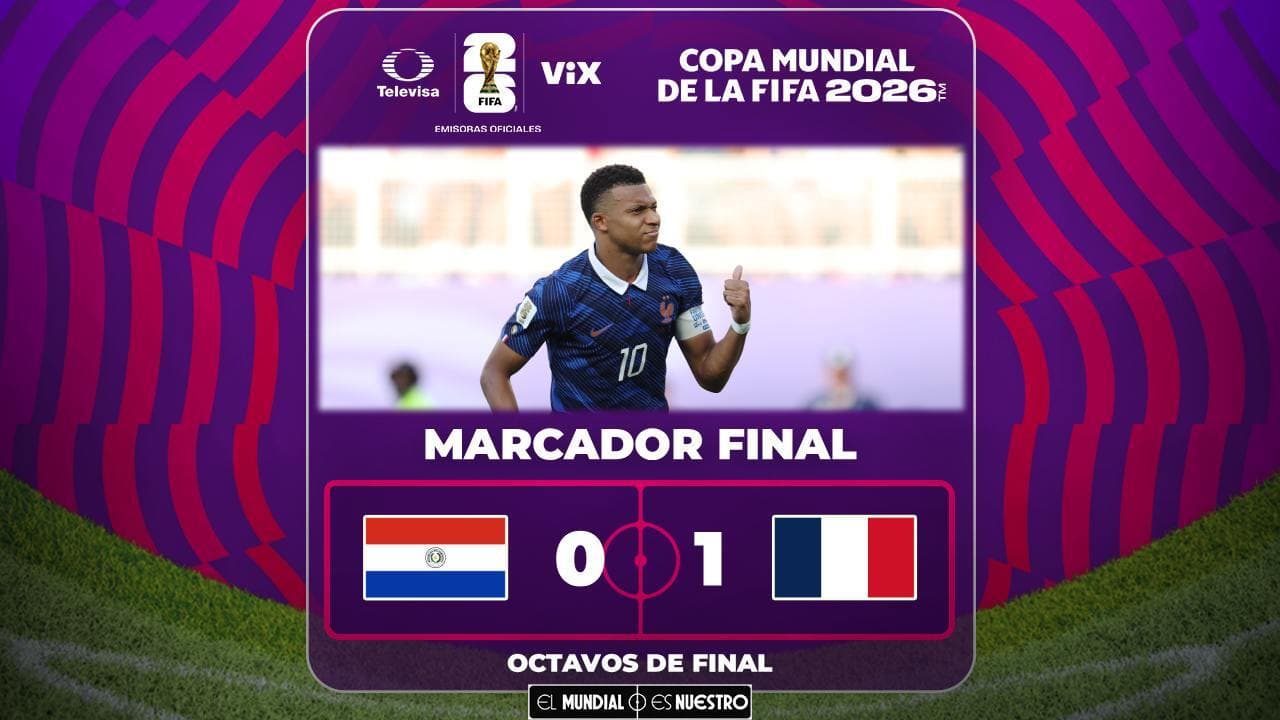 Mbappé y Francia terminan con el sueño paraguayo