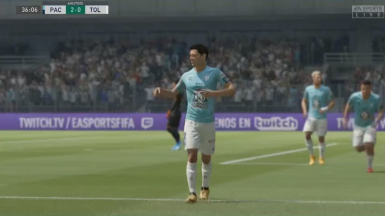 Kévin Álvarez, representando al Pachuca tundió 4-0 al ‘Pipe’ Pardo y al Toluca en la eLiga MX.