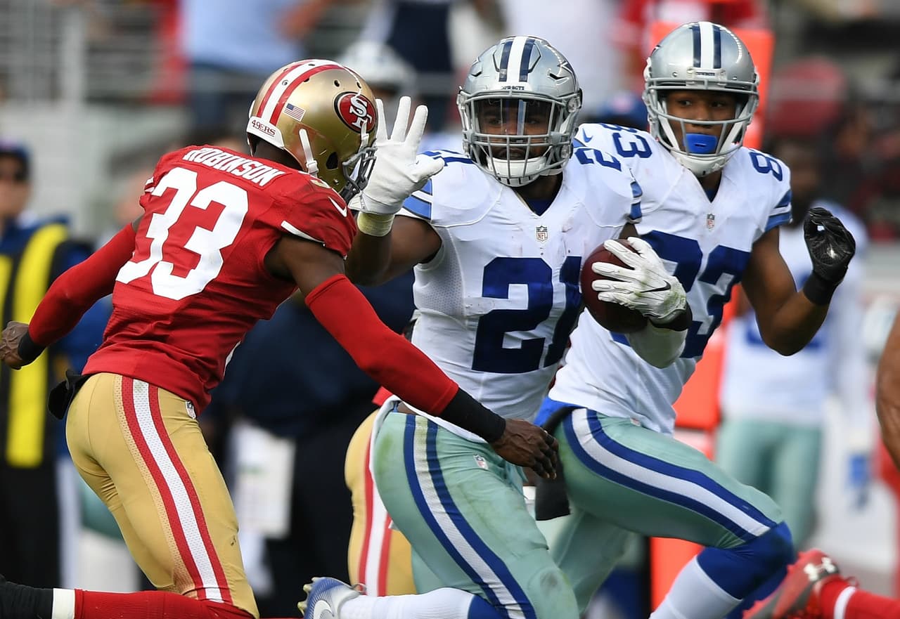Los novatos Prescott y Elliot dan tercer triunfo consecutivo a Cowboys, ganan a 49ers