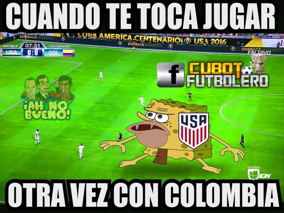Las burlas no pudieron faltar en el útimo duelo de Colombia y Estados Unidos en la Copa América, donde los colombianos se quedaron con el tercer sitio.