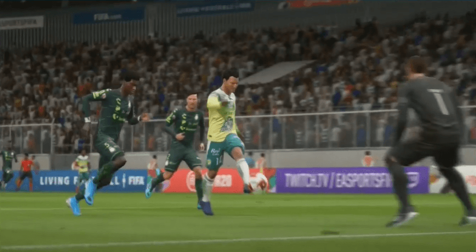 Con doblete de Chapo Montes, gol de Campbell y rematando Iván Rodríguez, el León, a manos de Nico Sosa, se impone como visitante ante Santos controlado por Gerardo Arteaga, con marcador de 4-1.