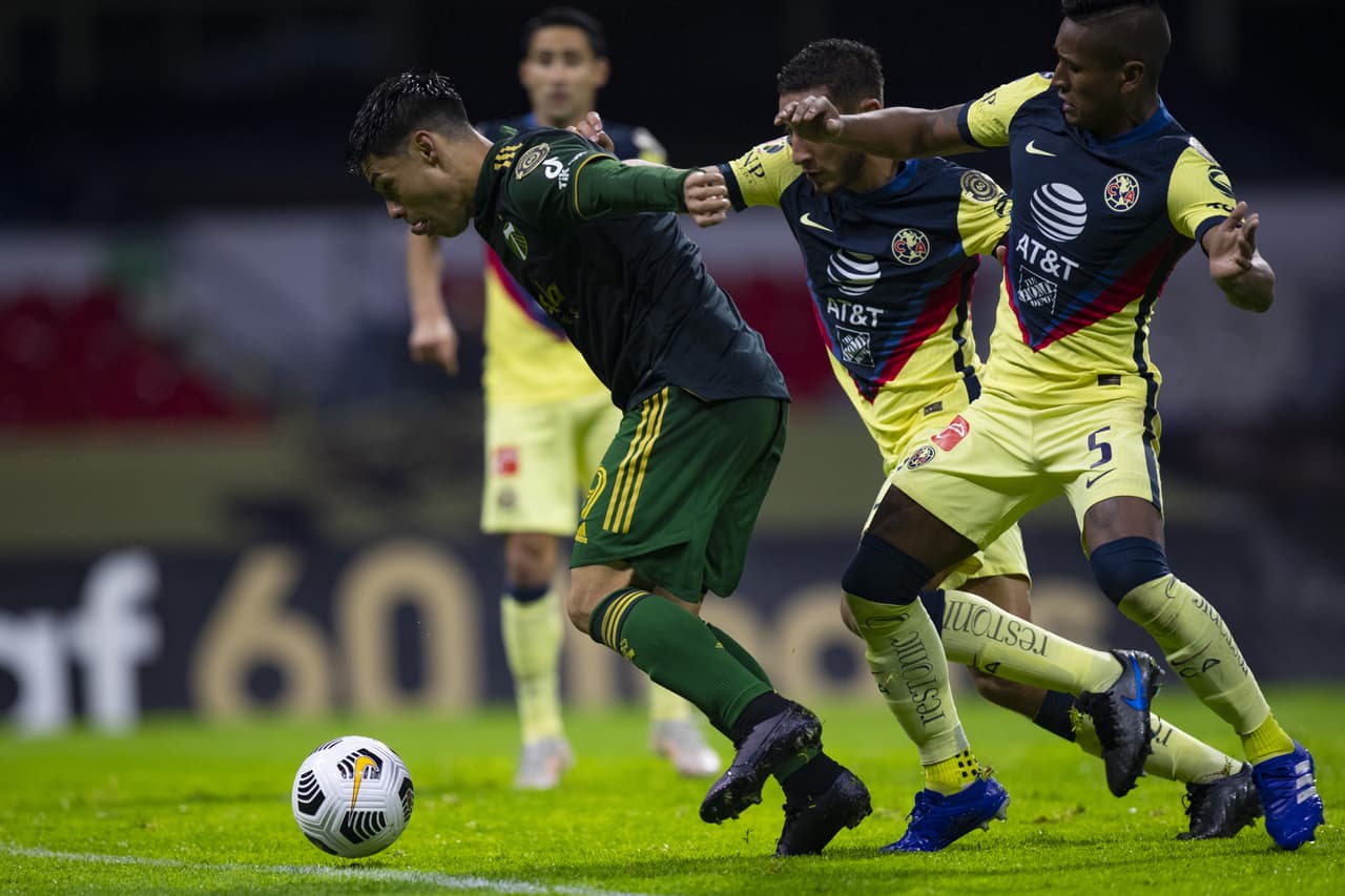 Las anotaciones de Federico Viñas y Leo Suárez, Américas vence 3-1 en casa al Portland Timbers y son el último clasificado a las semifinales de la Concacaf Liga de Campeones.