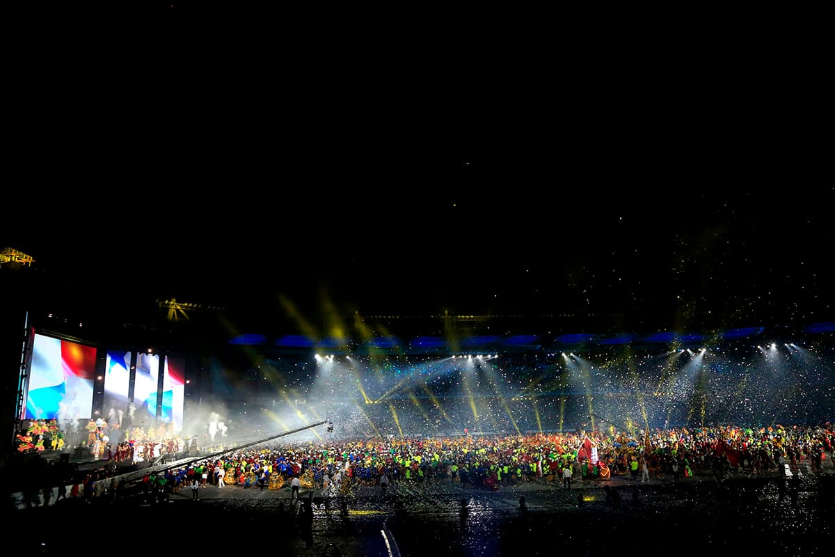 El espectáculo musical corrió por cuenta del artista colombiano Silvestre Dangond en la ceremonia de clausura.