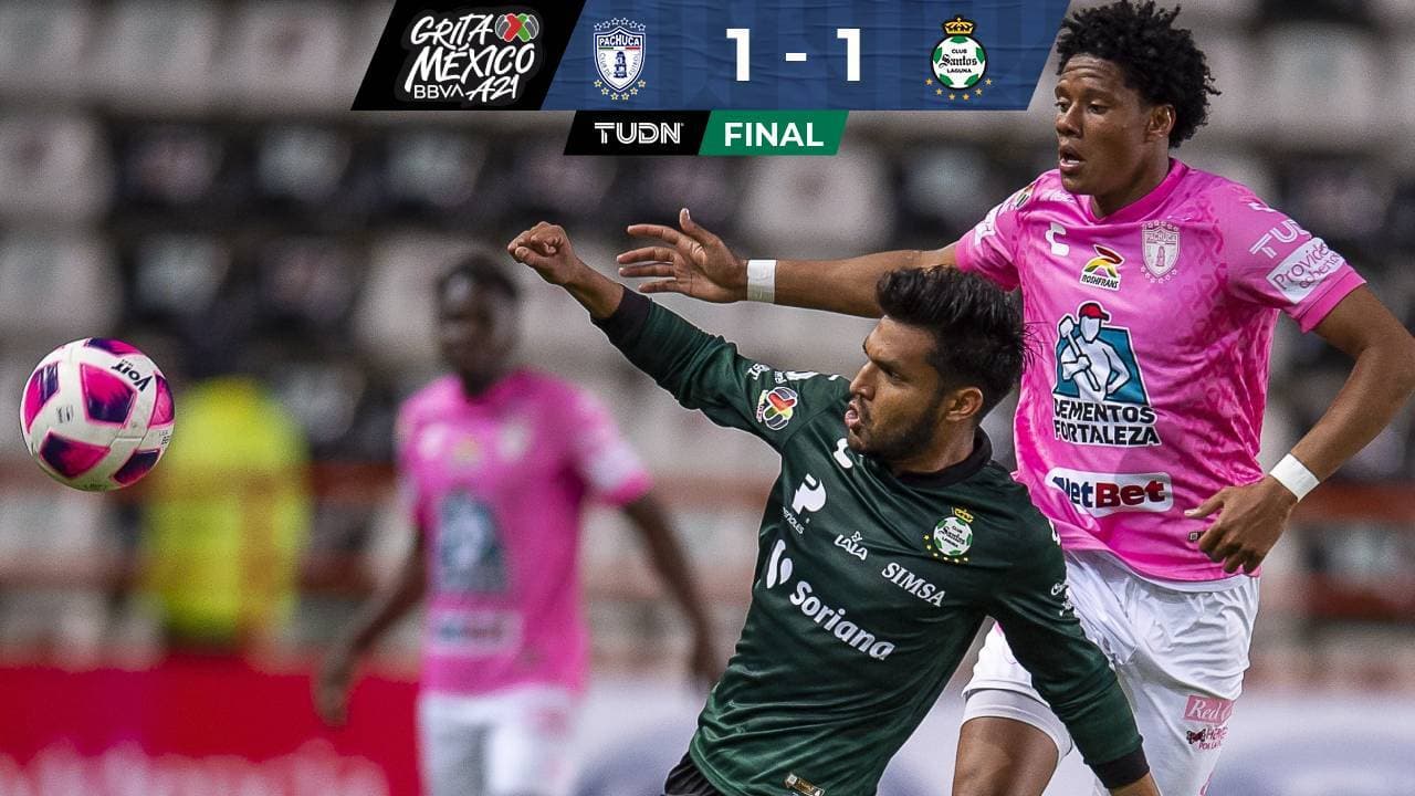 Santos se salvó de la goleada y hasta sacó un punto de Pachuca