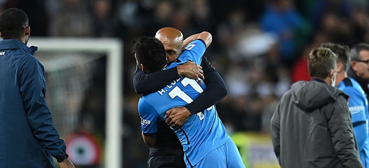 Técnico del Napoli, califica al ‘Chucky’ Lozano: "Es esplendido"