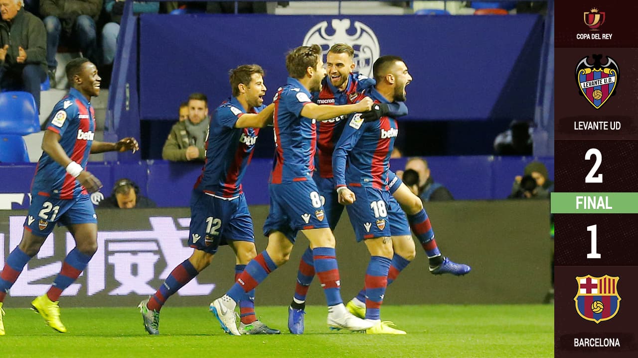 Borja Mayoral ex Real Madrid guió a Levante a vencer a Barcelona