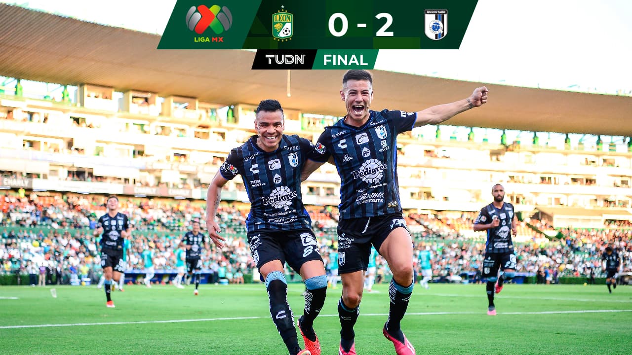 Querétaro derrota a León, que peligra en el Play-in