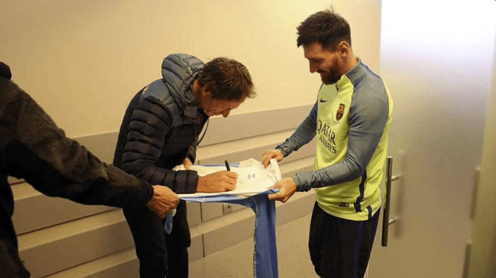 Este es el deportista al que Lionel Messi le pidió un autógrafo