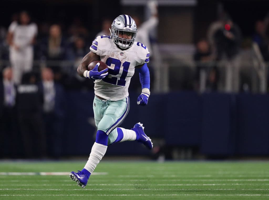 <b>3) Ezekiel Elliott (Dallas Cowboys)</b>. En apenas su tercer año en la NFL 'Zeke' ya se ha consolidado como uno de los mejores en su posición. Aunque este no es tan prolífico como su primer año, destaca.