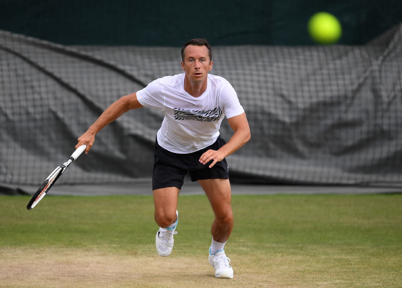 El alemán Philipp Kohlschreiber es otro que no pierde concentración para dejar lo mejor de su experiencia en la competencia.