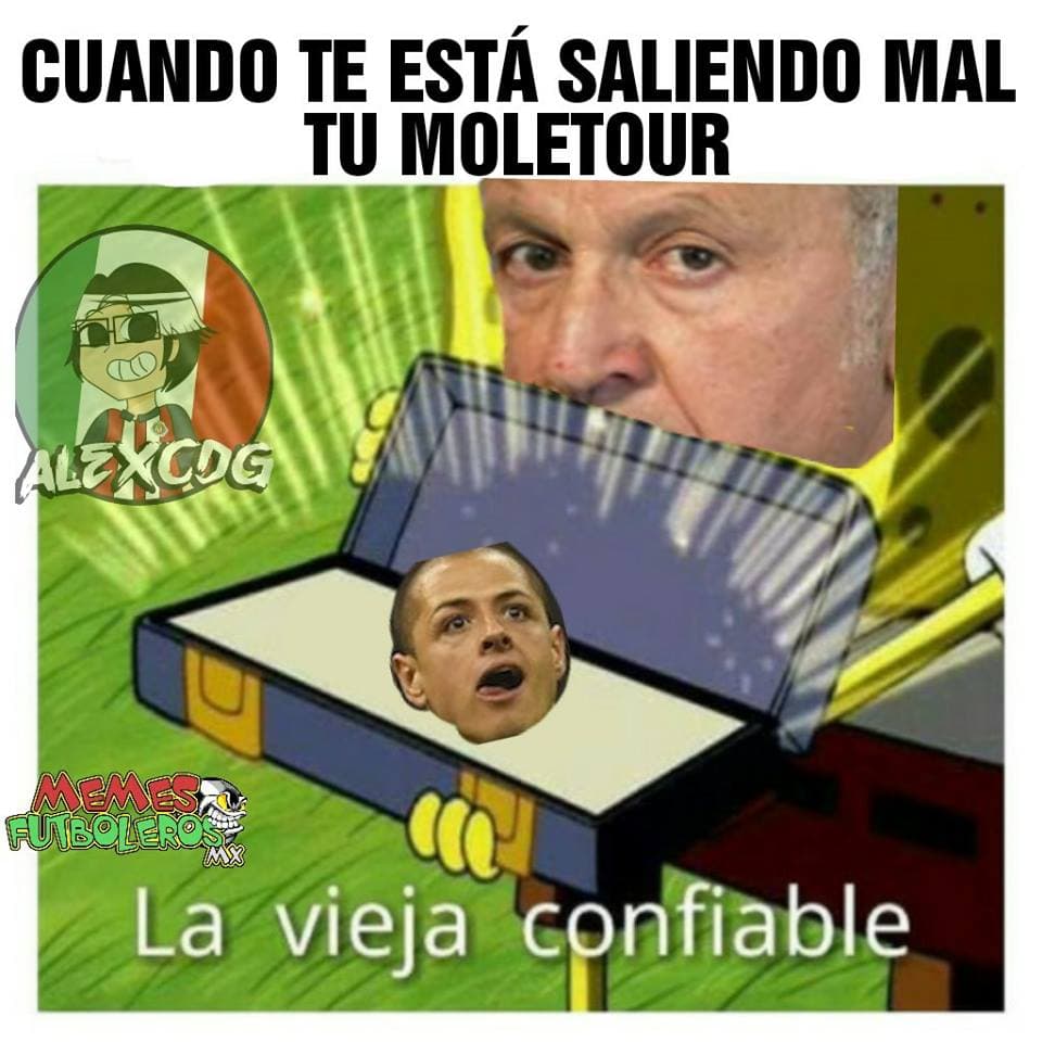 Javier Hernández se convirtió en el goleador del Tri y los memes le apaludiero. Por otro lado el arquero mexicano y el técnico colombiano recibieron muchas burlas.