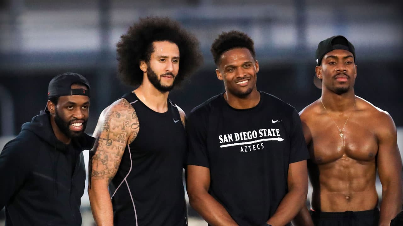 Receptor de Redskins agradece a Colin Kaepernick por segunda oportunidad