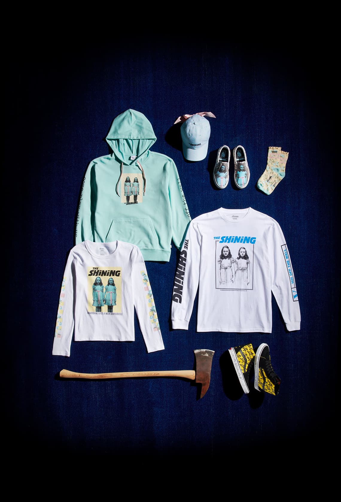 "The Shining" representado en esta colección de sudaderas, suéteres y accesorios es increíble.