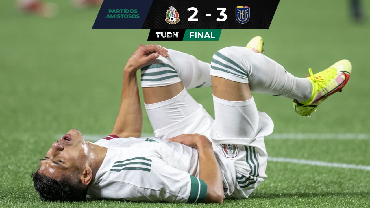 Derrota "positiva" del Tri ante Ecuador en Estados Unidos