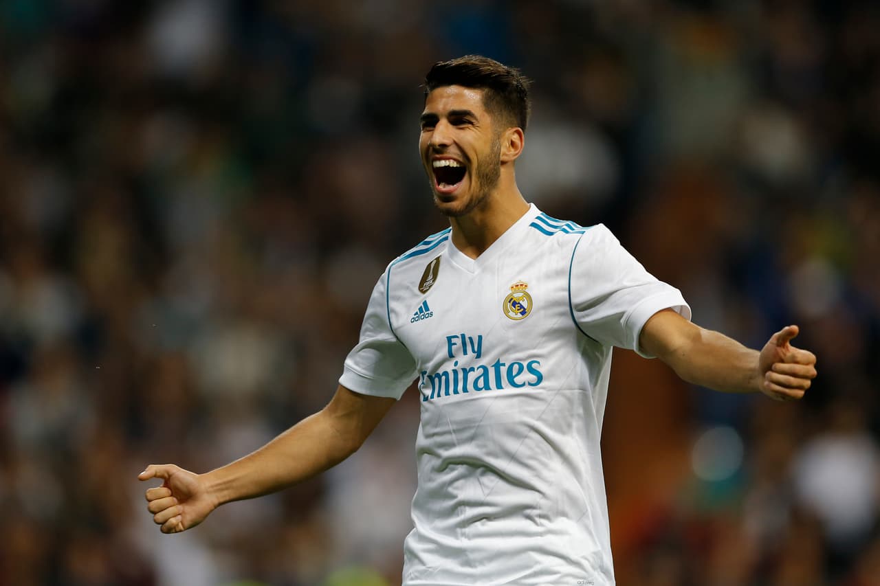 El mejor de los alternantes del Real Madrid es Marco Asensio, que en esta Liga ha jugado 865 minutos, ha marcado cuatro goles y ha puesto tres asistencias.