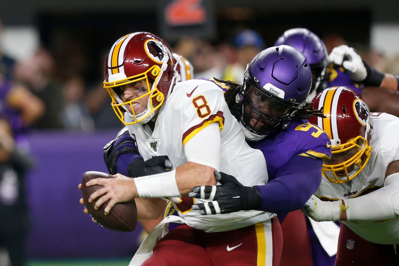 Washington Redskins 9-19 Minnesota Vikings. Adrian Peterson sigue haciendo historia en yardas por tierra.